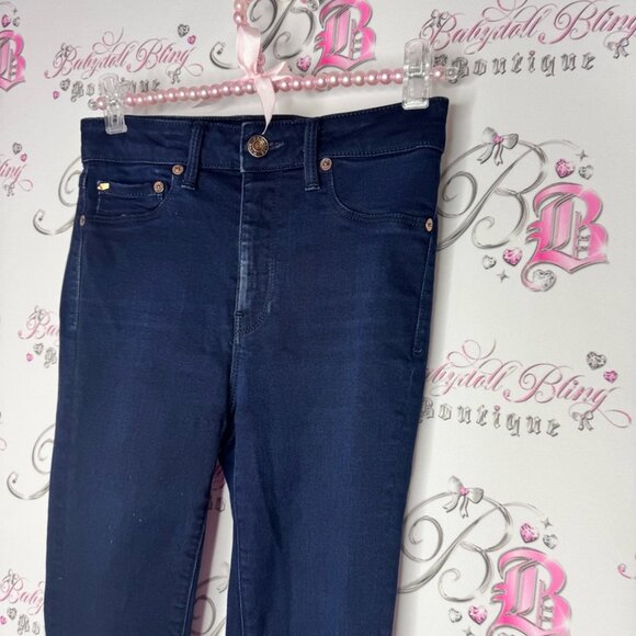 Paradise mine high rise jegging soft Women's Dark Blue Jeans tight aritzia - Picture 5 of 9